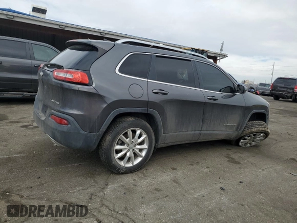 2016 Jeep Cherokee Limited with VIN 1C4PJMDS0GW145433, listed as a Copart auction lot 49681875 with 101,999 mi miles and Salvage title. Bid and sale history available at DreamBid. Image 3.