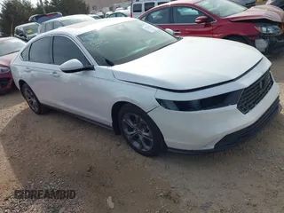 2024 Honda Accord EX with VIN 1HGCY1F33RA086832, listed as a IAAI auction lot 41952681 with 9,815 mi miles and . Bid and sale history available at DreamBid. Image 1.