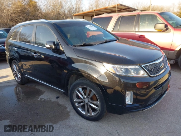 2014 Kia Sorento SX with VIN 5XYKW4A71EG540162, listed as a IAAI auction lot 41616809 with 175,041 mi miles. Bid and sale history available at carsss.com. Image 1.