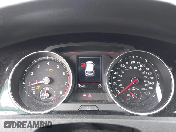 2018 Volkswagen Golf GTI S with VIN 3VW547AU1JM261492, listed as a IAAI auction lot 42007016 with 50,006 mi miles. Bid and sale history available at carsss.com. Image 7.