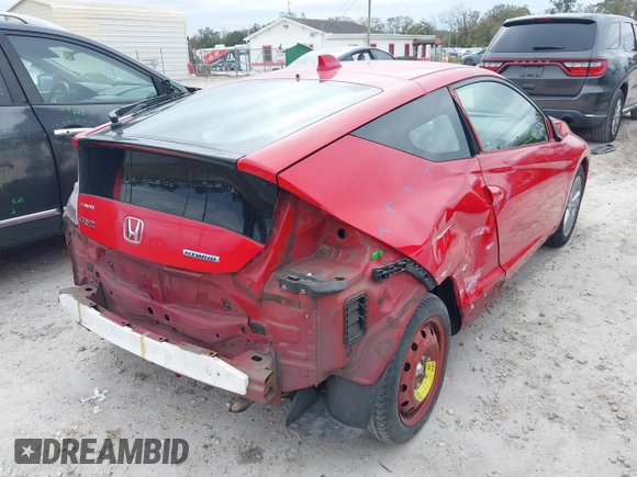 2011 Honda CR-Z with VIN JHMZF1D42BS008731, listed as a IAAI auction lot 41348783 with 111,468 mi miles. Bid and sale history available at carsss.com. Image 6.