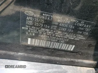 2015 Hyundai Azera Limited с VIN KMHFH4JG8FA483113, выставлен на аукционе Copart как лот 58173345 с пробегом 157 595 миль миль и Списание • Salvage title. История ставок и продаж доступна на DreamBid. Изображение 12.