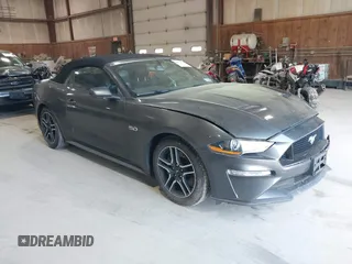 2019 Ford Mustang GT Premium with VIN 1FATP8FF4K5171686, listed as a IAAI auction lot 42073812 with 128,768 mi miles. Bid and sale history available at carsss.com. Image 1.