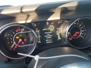 2021 Jeep Wrangler Unlimited Rubicon with VIN 1C4HJXFN7MW576196, listed as a Copart auction lot 44806285 with 47,312 mi miles and Salvage Title. Bid and sale history available at DreamBid. Image 9.