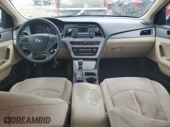 2016 Hyundai Sonata SE with VIN 5NPE24AF8GH407121, listed as a Copart auction lot 52639533 with 114,906 mi miles and Salvage Title. Bid and sale history available at carsss.com. Image 8.