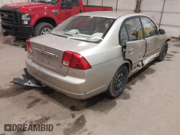 2002 Honda Civic EX with VIN 1HGES26742L023171, listed as a IAAI auction lot 41847192 with 193,504 mi miles and . Bid and sale history available at DreamBid. Image 4.