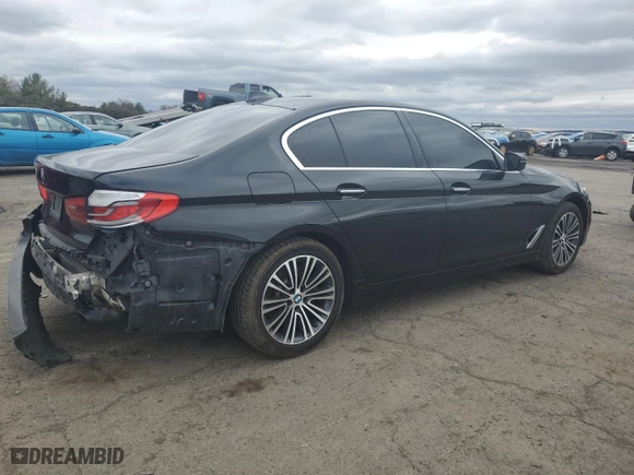2018 BMW 5 Series 530i xDrive with VIN WBAJA7C54JWA72951, listed as a Copart auction lot 49146245 with 87,380 mi miles and Salvage Title. Bid and sale history available at carsss.com. Image 3.
