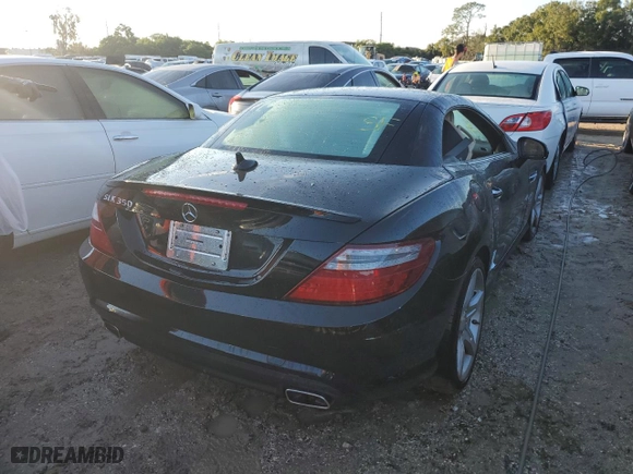 2014 Mercedes-Benz SLK-Class SLK 350 with VIN WDDPK5HA4EF076348, listed as a Copart auction lot 73829014 with 0 mi miles and Salvage Title. Bid and sale history available at carsss.com. Image 3.