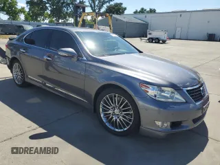 2012 Lexus LS 460 with VIN JTHBL5EF0C5109106, listed as a Copart auction lot 56967365 with Not provided miles and Salvage title. Bid and sale history available at DreamBid. Image 4.