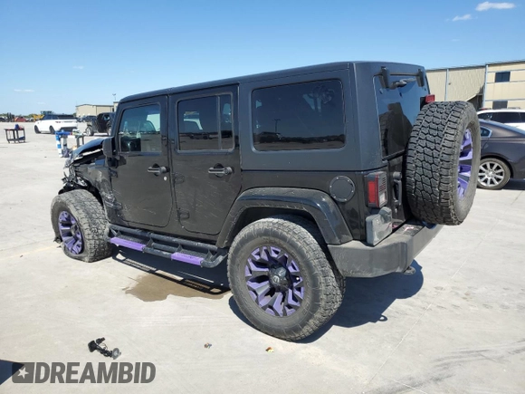 2018 Jeep Wrangler JK Unlimited Sahara with VIN 1C4BJWEGXJL936304, listed as a Copart auction lot 74072544 with 95,333 mi miles and Salvage Title. Bid and sale history available at carsss.com. Image 2.