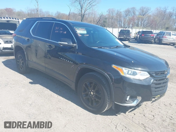 2021 Chevrolet Traverse LT Cloth z VIN 1GNERGKW8MJ246758, wystawiony jako IAAI lot #42008379 z przebiegiem 86 601 mil mil oraz . Historia ofert i sprzedaży dostępna na DreamBid. Obrazek 1.