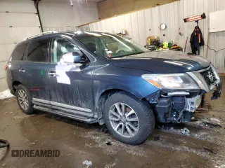 2013 Nissan Pathfinder SL with VIN 5N1AR2MM6DC669201, listed as a Copart auction lot 44315675 with 120,983 mi miles and Salvage Title. Bid and sale history available at carsss.com. Image 4.