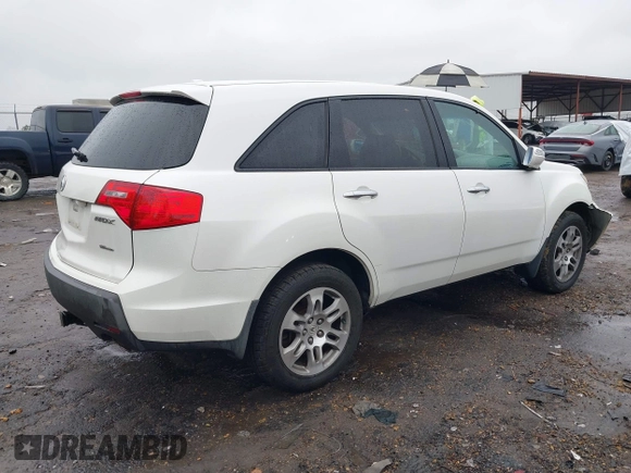 2008 Acura MDX Tech/Pwr Tail Gate with VIN 2HNYD28678H554973, listed as a IAAI auction lot 41460357 with 278,406 mi miles. Bid and sale history available at carsss.com. Image 4.