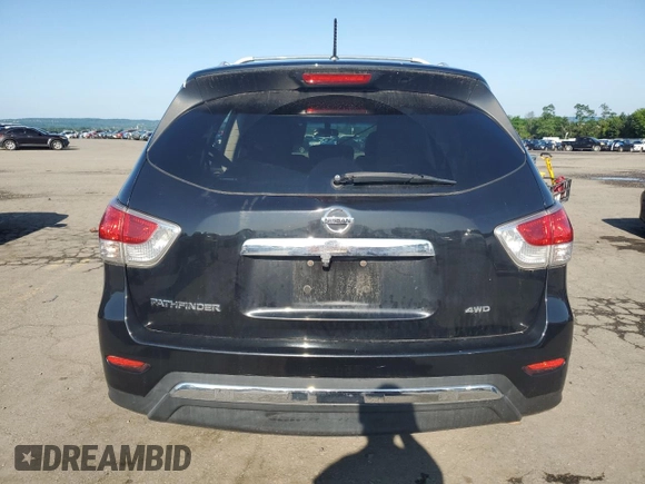 2016 Nissan Pathfinder Platinum with VIN 5N1AR2MM4GC658699, listed as a Copart auction lot 61581475 with 89,985 mi miles and Salvage title. Bid and sale history available at DreamBid. Image 6.