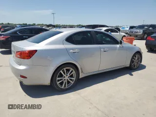 2007 Lexus IS 250 with VIN JTHBK262075042008, listed as a Copart auction lot 52261815 with 165,771 mi miles and Clean title. Bid and sale history available at DreamBid. Image 3.