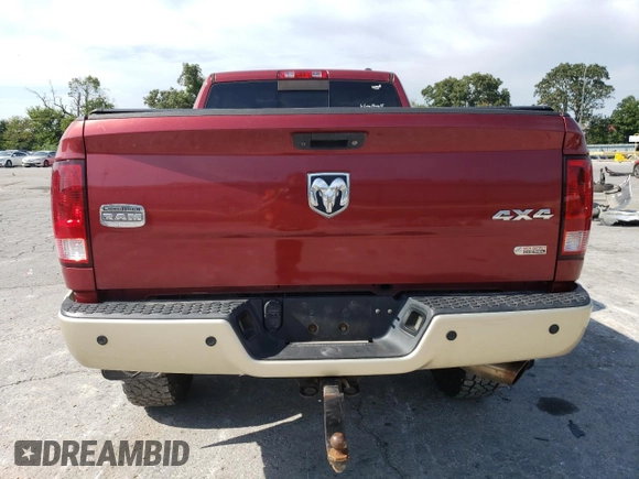 2012 Ram 2500 Laramie Longhorn with VIN 3C6UD5GL4CG225905, listed as a Copart auction lot 68752344 with 141,210 mi miles and Salvage Title. Bid and sale history available at carsss.com. Image 6.
