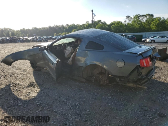 2010 Ford Mustang GT with VIN 1ZVBP8CH6A5140172, listed as a Copart auction lot 52703755 with Not provided miles and Salvage title. Bid and sale history available at DreamBid. Image 2.