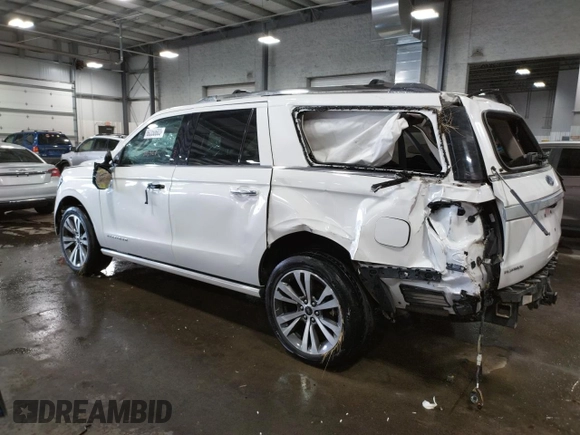 2021 Ford Expedition Max Platinum with VIN 1FMJK1MT0MEA33934, listed as a Copart auction lot 60350603 with 70,327 mi miles and . Bid and sale history available at DreamBid. Image 2.