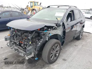 2024 Toyota RAV4 Hybrid XLE Premium with VIN JTMB6RFV5RD117173, listed as a IAAI auction lot 42013408 with 17,152 mi miles. Bid and sale history available at carsss.com. Image 2.