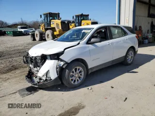 2021 Chevrolet Equinox LS with VIN 3GNAX5EV9MS170929, listed as a Copart auction lot 48509055 with 44,668 mi miles and Salvage title. Bid and sale history available at DreamBid. Image 1.