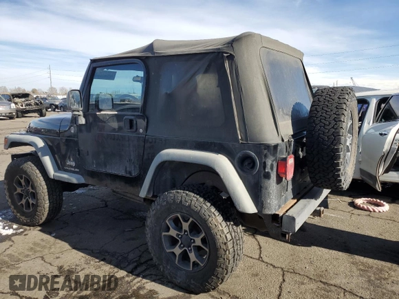 2006 Jeep Wrangler SE with VIN 1J4FA291X6P755424, listed as a Copart auction lot 42643265 with 158,947 mi miles and Clean Title. Bid and sale history available at carsss.com. Image 2.