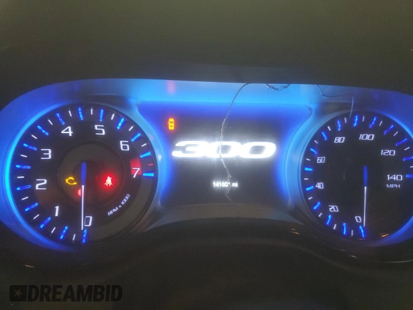 2019 Chrysler 300 with VIN 2C3CCABG7KH697691, listed as a Copart auction lot 50608055 with 141,601 mi miles and Salvage Title. Bid and sale history available at carsss.com. Image 9.