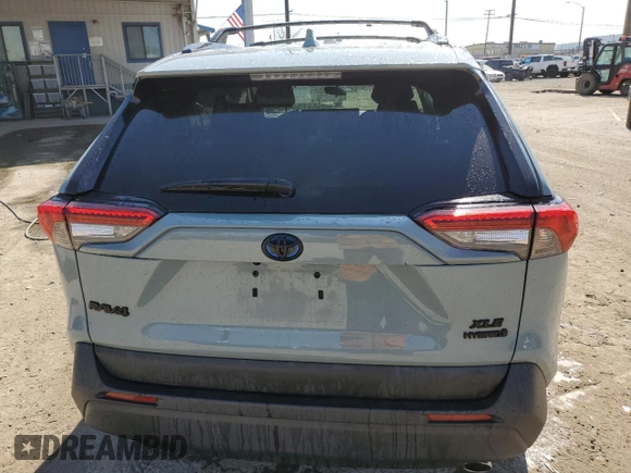 2021 Toyota RAV4 Hybrid XLE with VIN 4T3RWRFV1MU038254, listed as a Copart auction lot 49525785 with 40,494 mi miles and Salvage Title. Bid and sale history available at carsss.com. Image 6.