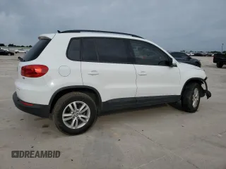 2017 Volkswagen Tiguan S z VIN WVGAV7AX3HK015484, wystawiony jako Copart lot #54958235 z przebiegiem 56 100 mil mil oraz Szkoda całkowita • Salvage title. Historia ofert i sprzedaży dostępna na DreamBid. Obrazek 3.