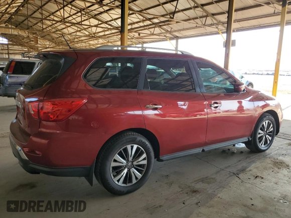 2017 Nissan Pathfinder S with VIN 5N1DR2MN0HC654897, listed as a Copart auction lot 64501285 with 129,075 mi miles and Clean title. Bid and sale history available at DreamBid. Image 3.