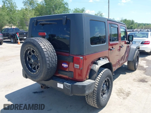 2008 Jeep Wrangler Unlimited X with VIN 1J4GA39178L646701, listed as a IAAI auction lot 42507361 with 171,153 mi miles and . Bid and sale history available at DreamBid. Image 4.