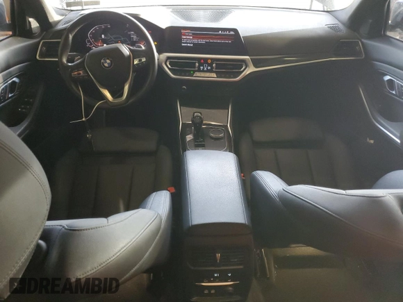 2019 BMW 3 Series 330i xDrive with VIN 3MW5R7J56K8B01550, listed as a Copart auction lot 43216675 with 59,962 mi miles and Salvage Title. Bid and sale history available at DreamBid. Image 8.