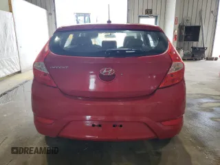 2015 Hyundai Accent GS with VIN KMHCT5AE8FU220916, listed as a Copart auction lot 55461005 with 197,811 mi miles and Salvage Title. Bid and sale history available at carsss.com. Image 6.