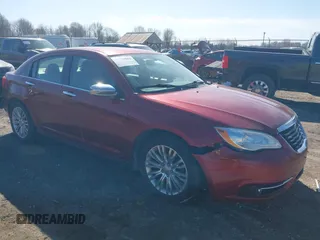 2012 Chrysler 200 Limited with VIN 1C3CCBCG9CN107519, listed as a IAAI auction lot 41779884 with 149,608 mi miles. Bid and sale history available at carsss.com. Image 1.