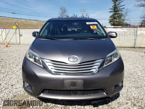 2017 Toyota Sienna XLE Auto Access Seat with VIN 5TDYZ3DC5HS871225, listed as a Copart auction lot 49915265 with 91,823 mi miles and Salvage Title. Bid and sale history available at carsss.com. Image 5.