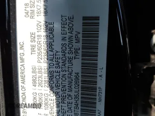 2018 Acura RDX with VIN 5J8TB4H35JL026964, listed as a Copart auction lot 65546124 with 72,456 mi miles and Clean Title. Bid and sale history available at carsss.com. Image 13.