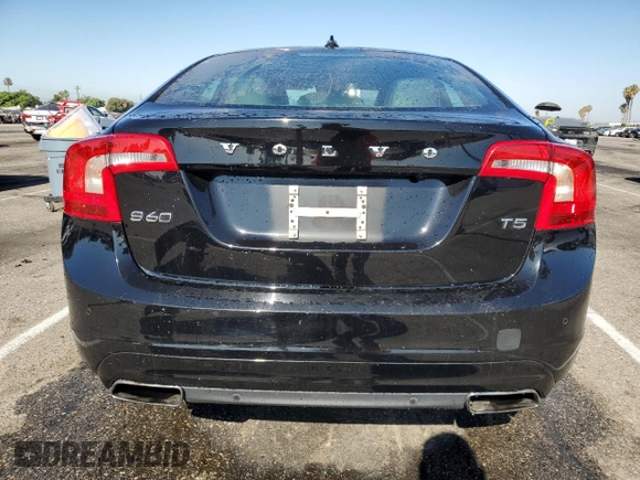 2015 Volvo S60 T5 Drive-E Platinum with VIN YV126MFM3F1358750, listed as a Copart auction lot 63055013 with 60,500 mi miles. Bid and sale history available at carsss.com. Image 6.