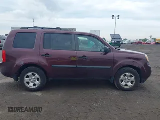 2013 Honda Pilot LX with VIN 5FNYF4H25DB029032, listed as a IAAI auction lot 42661736 with 128,096 mi miles and . Bid and sale history available at DreamBid. Image 13.