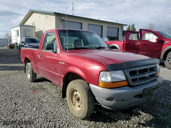 1998 Ford Ranger XL with VIN 1FTYR10C6WUD08008, listed as a Copart auction lot 50275495 with 236,922 mi miles and Salvage Title. Bid and sale history available at carsss.com. Image 10.