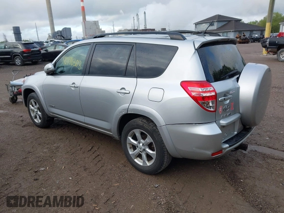 2012 Toyota RAV4 Limited with VIN 2T3DF4DVXCW262203, listed as a IAAI auction lot 42196303 with 154,302 mi miles. Bid and sale history available at carsss.com. Image 3.