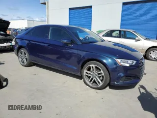 2020 Audi A3 Sedan Premium with VIN WAUAUGFF7LA102503, listed as a Copart auction lot 45113014 with 27,757 mi miles and Salvage Title. Bid and sale history available at carsss.com. Image 4.