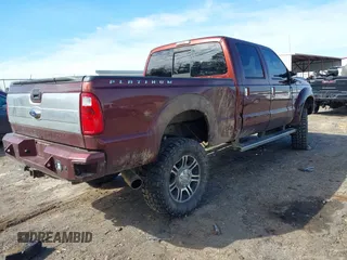 2015 Ford F-250 Lariat z VIN 1FT7W2BT5FEA79838, wystawiony jako IAAI lot #41655574 z przebiegiem 228 737 mil mil oraz . Historia ofert i sprzedaży dostępna na DreamBid. Obrazek 4.
