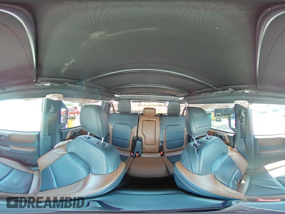 2021 Ford Bronco with VIN 1FMEE5BP2MLA94820, listed as a Copart auction lot 52015085 with 33,606 mi miles and Salvage title. Bid and sale history available at DreamBid. Image 14.