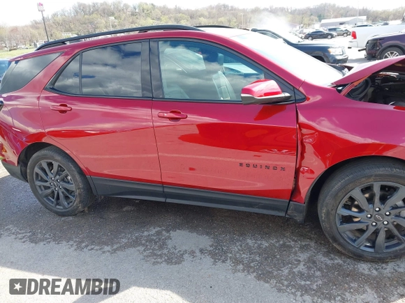 2022 Chevrolet Equinox RS with VIN 3GNAXMEV1NS159192, listed as a IAAI auction lot 41864811 with 30,364 mi miles and . Bid and sale history available at DreamBid. Image 13.