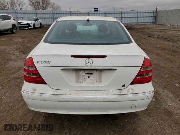 2005 Mercedes-Benz E-Class 3.2L with VIN WDBUF65J35A612262, listed as a Copart auction lot 47702865 with 160,211 mi miles and Clean Title. Bid and sale history available at carsss.com. Image 6.