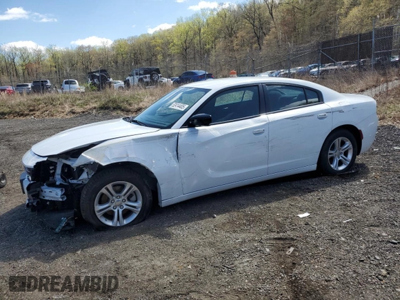 2023 Dodge Charger SXT z VIN 2C3CDXBG8PH583481, wystawiony jako Copart lot #52414405 z przebiegiem Nie podano mil oraz Szkody całkowita. Historia ofert i sprzedaży dostępna na DreamBid. Obrazek 1.