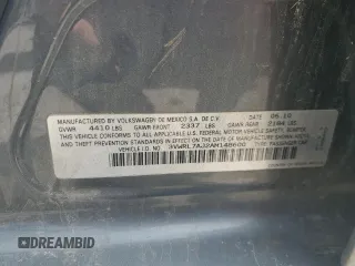 2010 Volkswagen Jetta TDI z VIN 3VWRL7AJ2AM148600, wystawiony jako Copart lot #51694565 z przebiegiem 342 094 mil mil oraz Szkoda całkowita • Salvage title. Historia ofert i sprzedaży dostępna na DreamBid. Obrazek 13.