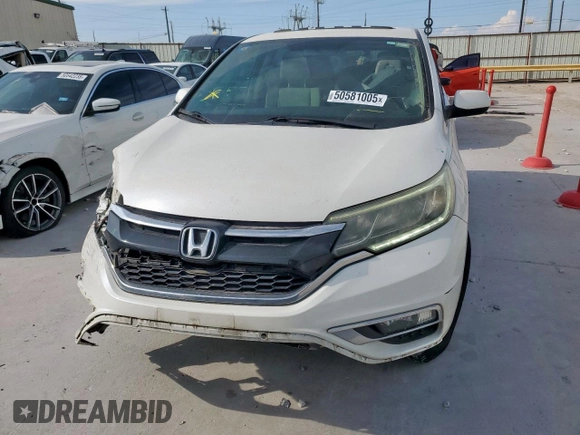2015 Honda CR-V EX with VIN 5J6RM3H58FL022813, listed as a Copart auction lot 50581005 with 132,501 mi miles and Salvage Title. Bid and sale history available at carsss.com. Image 5.