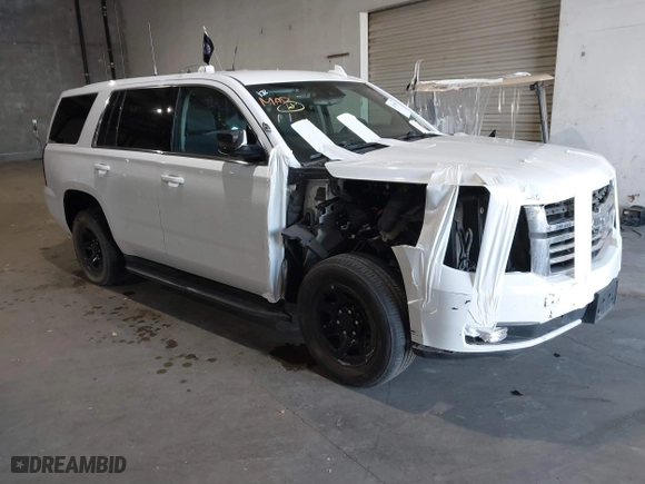 2020 Chevrolet Tahoe Commercial with VIN 1GNLCDEC8LR283902, listed as a IAAI auction lot 41670895 with 91,508 mi miles. Bid and sale history available at carsss.com. Image 1.