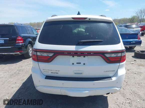 2016 Dodge Durango Limited с VIN 1C4RDJDG9GC433401, выставлен на аукционе IAAI как лот 42112880 с пробегом Не указан миль и . История ставок и продаж доступна на DreamBid. Изображение 16.