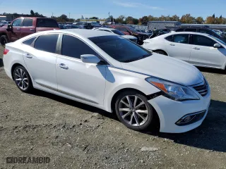 2015 Hyundai Azera with VIN KMHFG4JG1FA472859, listed as a Copart auction lot 80162484 with 187,344 mi miles and Clean Title. Bid and sale history available at carsss.com. Image 4.